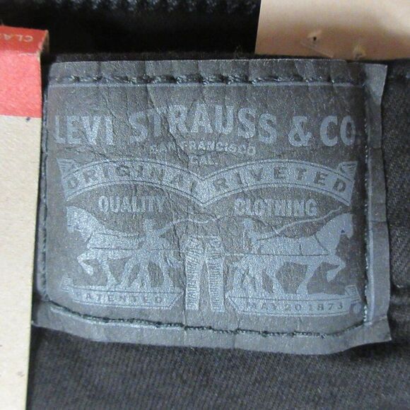 LEVI'S Classic Bootcut Jeans Womens 6 (28x32) Mid Rise Black Stretch Denim 1 NWT - Picture 14 of 15